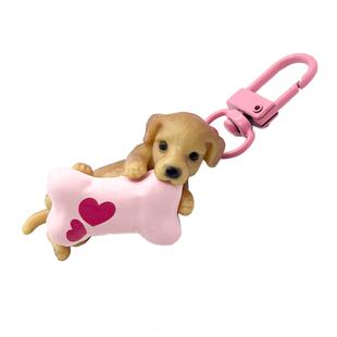 狗狗可爱钥匙扣包包耳机保护套挂件书包u盘小挂饰女生公仔钥匙链