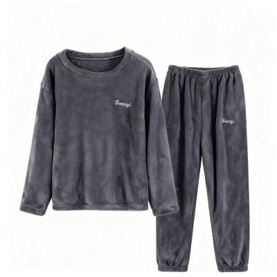 看守所衣物秋冬加绒保暖睡衣套装