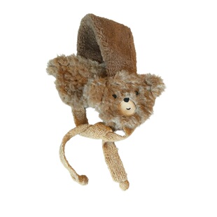 日系可爱小熊绑带毛绒耳罩女秋冬季保暖防寒防冻耳暖骑行护耳耳套