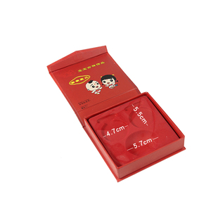 宝宝银项圈手镯套装盒长命锁包装首饰盒满月婴儿银饰品收纳礼品盒