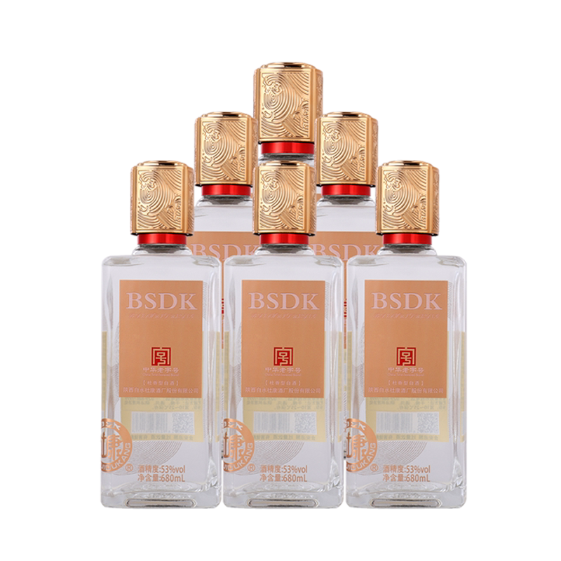 白水杜康BSDK酒680ml*6瓶53度