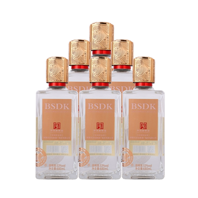 白水杜康BSDK酒680ml*6瓶53度