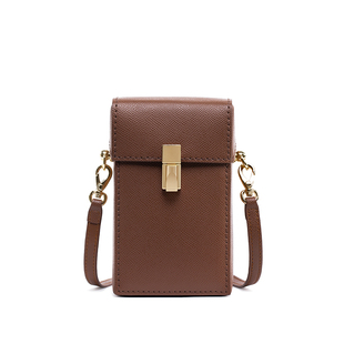 蠢小鱼女士烟盒包编织牛皮包包斜挎手机包小包diy手工自制材料包