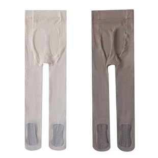 女童打底裤秋冬加绒儿童加厚连裤袜宝宝白色裤袜春秋款薄绒打底袜