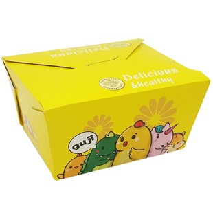 新品一次性耐高温锡纸外卖韩式炸鸡打包盒薯条小食盒定制免折防