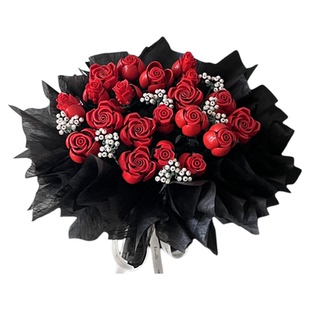 永生花束积木花仿真花高级感婚礼系列手捧花高颜值送女友闺蜜礼物