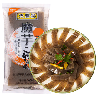 【天丰裕魔芋豆腐400g*5袋】正宗新鲜即食可煮魔芋代餐粥面丝非粉