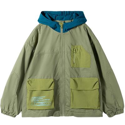 儿童外出外套mipo春秋连帽