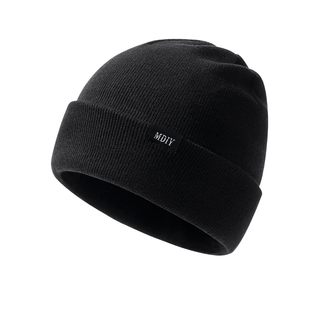 帽子冬季防寒骑行运动护耳保暖针织帽男加绒加厚防寒毛线帽女冷帽