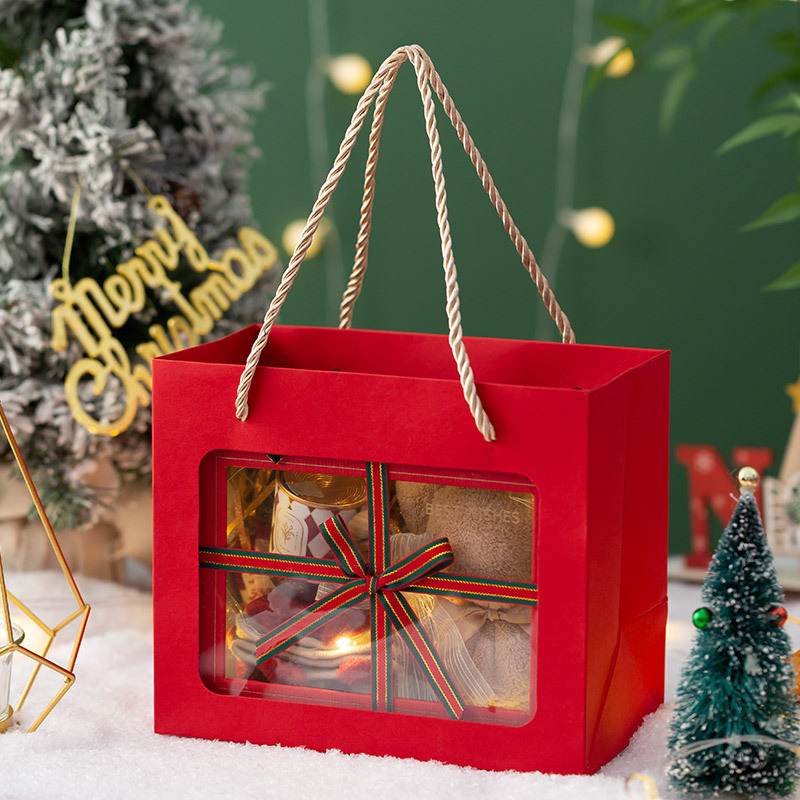 圣诞礼盒生日礼物包装盒苹果盒创意手礼品盒礼盒礼伴圣诞节