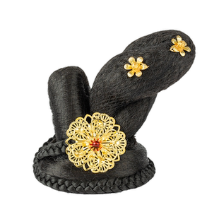 汉服假发古风丽人行发髻唐风敦煌飞天仙女女童儿童发包头饰配饰