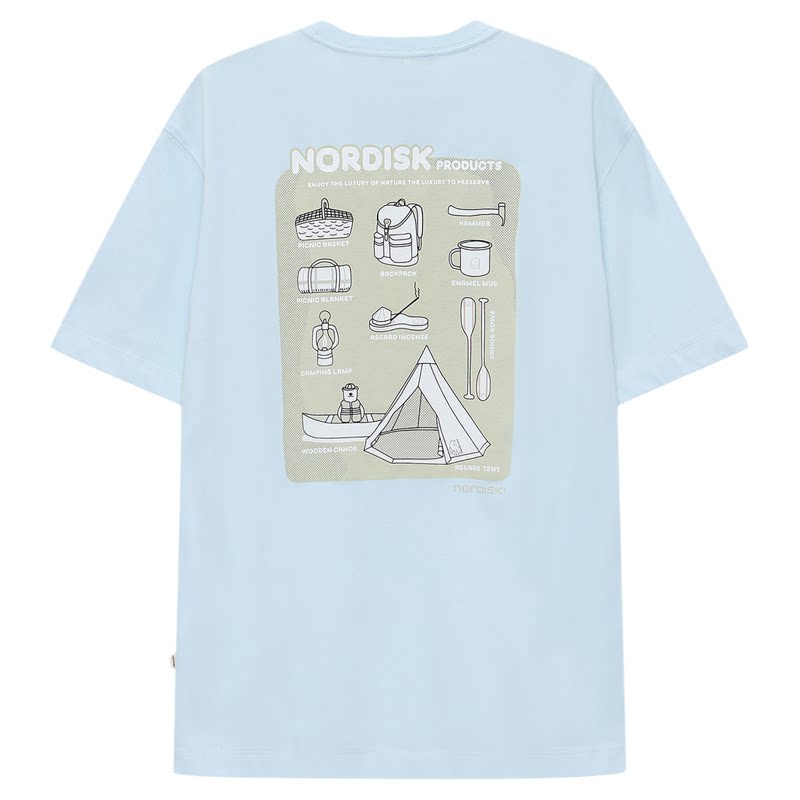 NORDISK男女USACotton短袖T恤