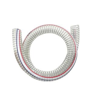 钢丝软管pvc透明软管塑料油管耐高温6分真空1/2/3寸真空水管加厚