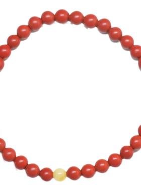 安之朱砂细手链中国风穿搭