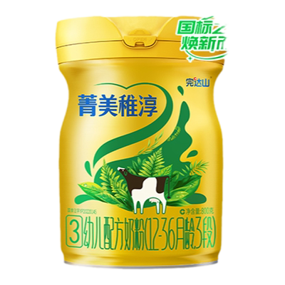 完达山菁美稚淳3段800g罐装奶粉