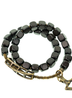 原创设计复古檀木复古手链