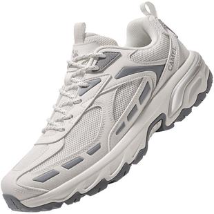 骆驼岩洞登山鞋男士2025秋季新款防滑耐磨网面透气户外运动鞋女鞋