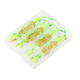 防挂底爆炸钩防刮伊势尼鱼钩鲢鳙花鲢大物钓组弹簧爆炸钩套装全套