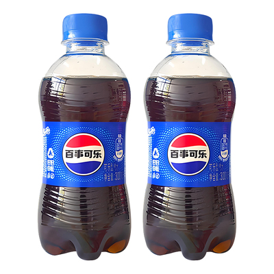 百事可乐300ml/瓶原味经典碳酸饮料休闲宅家气泡水饮品小瓶便捷