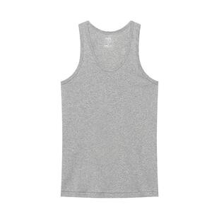 宜而爽夏季新疆棉弹力背心居家薄款宽松运动中老年内穿打底老头衫