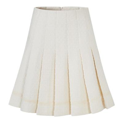 银河万岁“读书时间”60%高克重天然羊毛套装「优雅外套百褶裙」