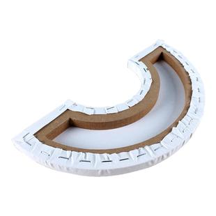 异形油画框画布带框沙发背景墙玄关装饰画框纯棉亚麻空白油画画框肌理画框墙壁挂画定做半圆扇形丙烯画布定制