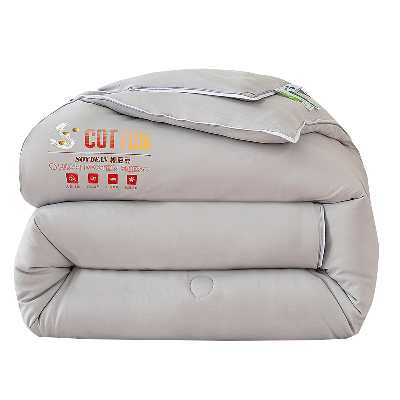 水晶家纺子母被二合一拉链款被子冬被春秋被夏凉被四季通用冬被芯