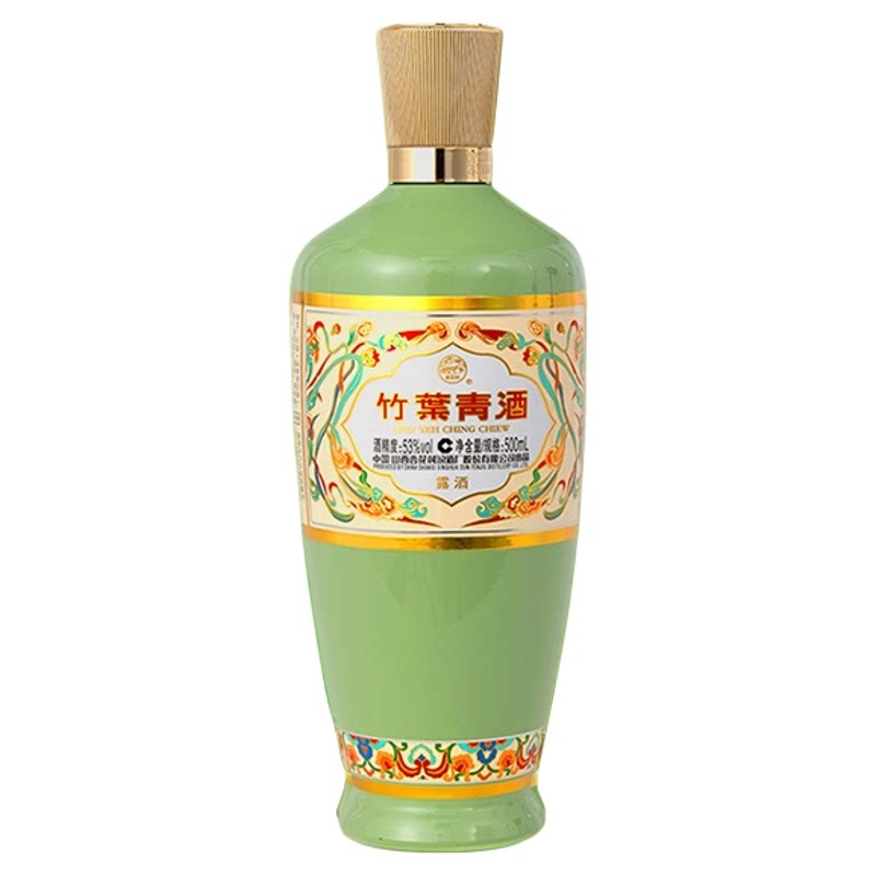 【单瓶尝鲜】竹叶青53度荣耀绿白酒/调香白酒
