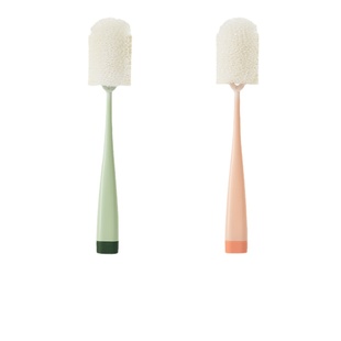 杯刷奶瓶刷家用长柄双面刷子清洁刷海绵替换头洗杯子奶瓶专用神器