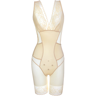 正品后脱美体显瘦身形产后塑形塑身连体薄款收腹提臀收肚子束身衣