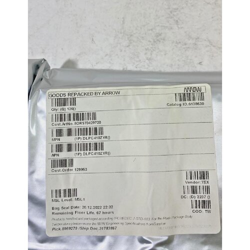NEW 126PCS TEXAS INSTRUMENTS DLPC410ZYR 8ORT0429720 MICROMIR
