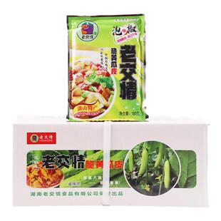 老交情脆黄瓜皮湖南特产泡椒味黄瓜皮下饭菜脆爽口酱腌菜咸菜批发