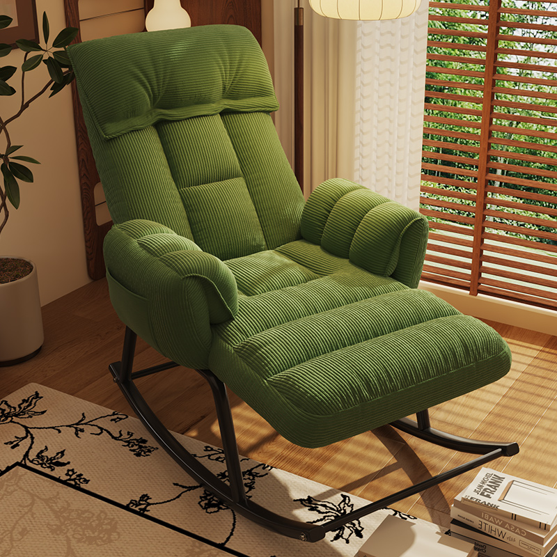 摇椅大人躺椅阳台家用休闲椅子单人懒人沙发摇摇椅成人可睡觉躺椅