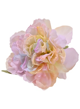 人字拖牡丹花朵鞋扣沙滩鞋鞋花