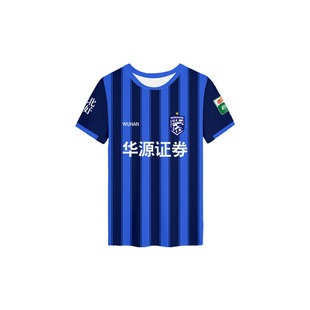 2026武汉三镇队服球员版足球衣服速干短袖t恤衫男女球迷服半袖体