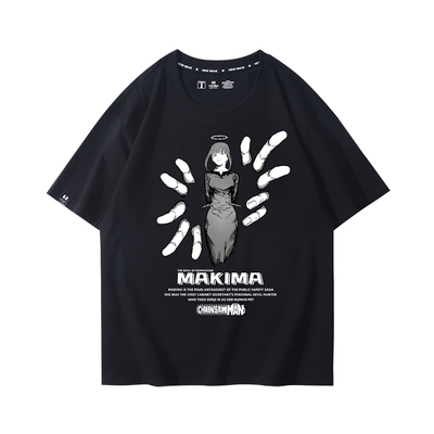 电锯人玛奇玛周边短袖T恤