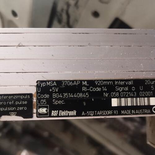 MSA3706AP 奥地利RS 光栅尺 ML920mm 测量设备