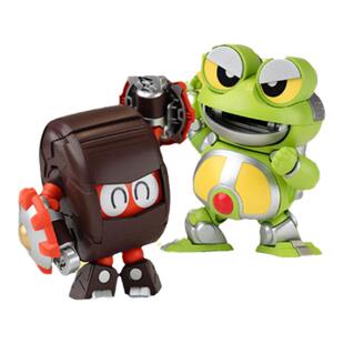 橘猫工业 拼装模型 铁甲小宝 第五弹 呱呱蛙x丸子龙 新年礼物