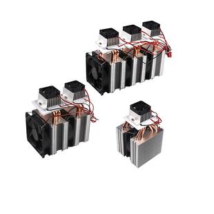 半导体制冷片12v温差电子制冷器diy小冰箱小空调降温龙猫套件成品