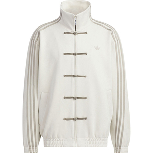 Adidas/阿迪达斯官方正品三叶草蛇年限定男女款新中式外套JZ9944