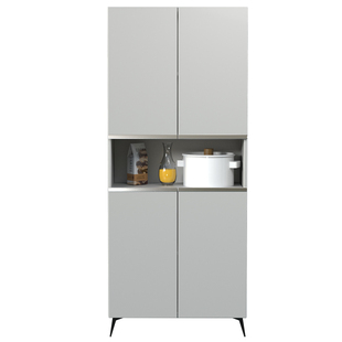 蜂窝铝夹缝柜厨房置物柜冰箱缝隙收纳柜定制多层侧边柜落地储物柜