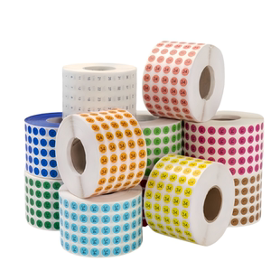 汉唐数字贴纸裤子尺码鞋码标签数字不干胶贴纸编号工号标贴号码贴圆形可定制裤型码贴裤子尺码贴纸服装尺码贴