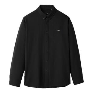 【秀场同款】HLA/海澜之家山不在高纯棉长袖衬衫25春新外套上衣男