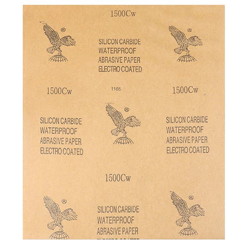 鹰牌砂纸干湿两用皮边打磨封边皮革皮具木工文玩石材金属打磨抛光