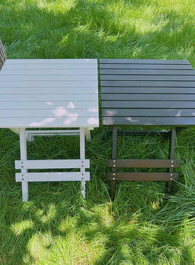 玫粉红色折叠桌简易家用小户型折叠小方桌便携式户外小餐桌小茶几