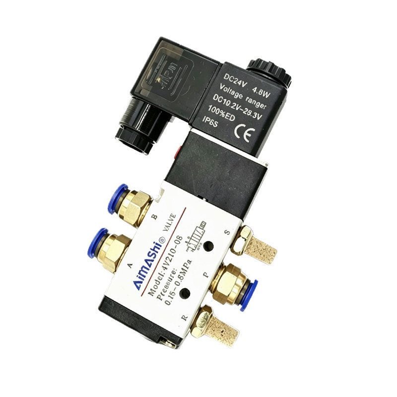 气动电磁阀4V210-08气缸控制阀