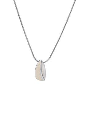 TIKOO皮革宝石项链女秋冬新款毛衣链复古气质颈链小众设计配饰