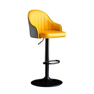 吧台椅现代简约家用岛台椅子酒吧前台轻奢吧凳靠背高脚吧椅升降