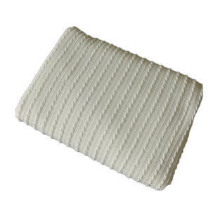 米白紫色麻花窄条重磅提花聚脂纤维 上衣连衣裙子开衫服装DIY面料