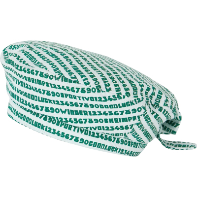 【礼物】SHRIMPS 女薄荷绿蝴蝶结饰印花贝雷帽